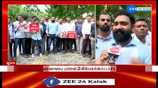 ઋષિ ભારતી બાપુ પર અભદ્ર ટિપ્પણી કરવા બાદ સોશ્યલ મીડિયા ફેમ કીર્તિ પટેલનો સુરતમાં વિરોધ