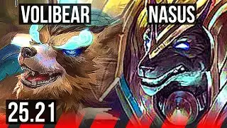 VOLIBEAR vs NASUS (TOP) | KR Master | 25.21