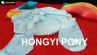 How to inflate a inflatable pony