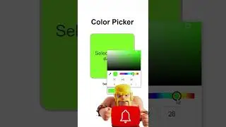⚛️ React JS Color Picker Shorts #reactjs