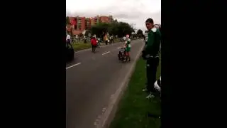 Caída en la vuelta a Colombia 2015