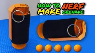 How to make working Nerf Grenade at home || Working Airsoft Grenade || Hackstark