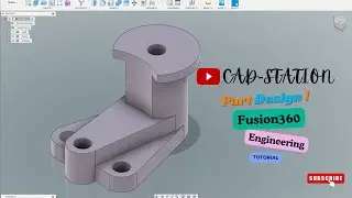 Learn Autodesk fusion360 || mechanical part design