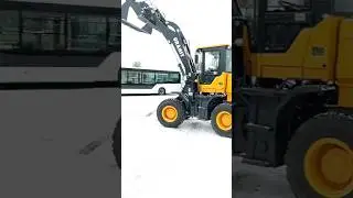 Покатушки на фронтальном погрузчике Гранит zl20