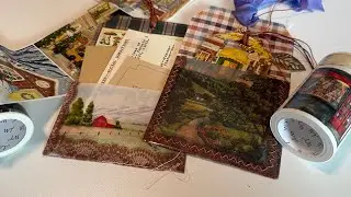 Simple transparent pocket using Washi & cardstock : JUNK JOURNAL IDEA