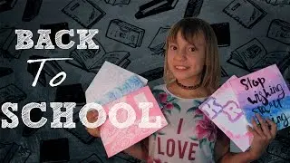 СНОВА В ШКОЛУ: DIY обложки для тетрадей своими руками|| BACK TO SCHOOL 2016