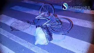 Biciclista accidentata pe strada Mintiului la Gherla