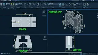 How to Create a 3D Drawing in AutoCAD | Using Extrude, Presspull, 3D Move Solid Union & More!