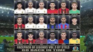 PES 2018 Legends Facepack Vol.3 By Stels Incl. Miniface