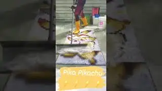 Carpet Cleaning of Retro Pikachu Mat!!!⚡️