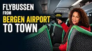 TAKE FLYBUSSEN FROM BERGEN AIRPORT TO TOWN