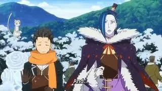 Re:Zero Memory Snow OVA | Rem and Ram's Collaborated Snow Sculpture