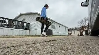 I learned to backside 180 over things!