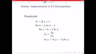 Matrix Decompositions