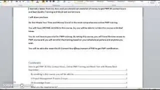 PMP Training and 35 Contact Hours Best Quality, Cost and Online