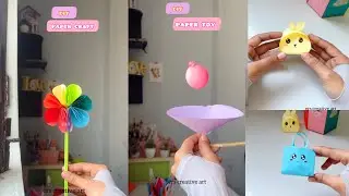 5 minute craft.paper toys|5 minutes craft ideas|easy crafts for kids|5 min craft|paper craft or kids