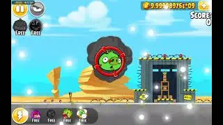 Passing 3 levels on || Angry birds seasons - Test side Power-ups