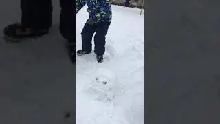 Майнкрафт из снега