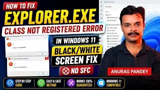 How to fix explorer.exe 
