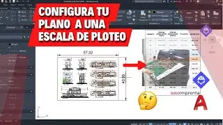 Configura tu plano a una escala de ploteo | AutoCAD para principiantes