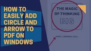 How to Easily Add Circle and Arrow to PDF on Windows | LightPDF Editor