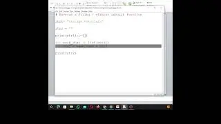 Reversing a string without using inbuilt function. (Python) 