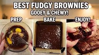 Best Homemade Fudgy Brownies Recipe | Gooey, Chewy & Delicious!