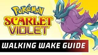 How to use WALKING WAKE! Walking Wake Moveset Guide! Pokemon Scarlet and Pokemon Violet!