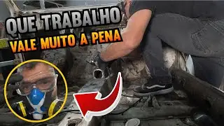 COMECEI A LIXAR O ASSOALHO DO GOL GTI QUADRADO BANCO NACAR  -  RESTAURAÇÃO FEITA PELO UM AMADOR
