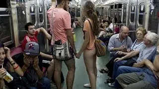 Strange people in the metro