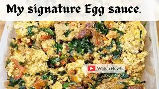 How to make the best egg sauce for rice.