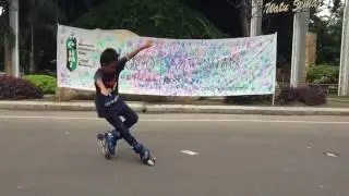 acid wheeling slide inline skate,8wheels