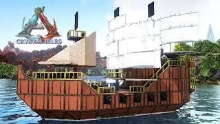 How to Build a Sailable Pirate Ship in ARK
