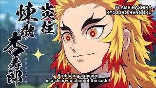 Every Rengoku Kyojurou's line || Demon Slayer: Kimetsu No Yaiba [VA : Hino Satoshi]