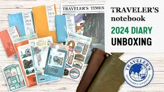 Unveiling the TRAVELER’S notebook 2024 Diary Set: Your Journey Awaits! 📔✨