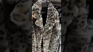 Леопардовая Шуба из натурального меха Кролика Рекс/Бобрика 💥💥💥