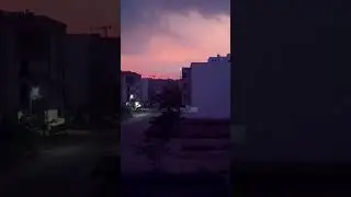 A heavy lightning ⚡ strikes at Rajasthan 😨#shorts||Bijli kadki at Rajasthan