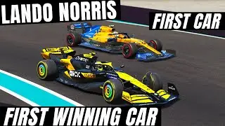 Lando Norris' First F1 Car Vs His Current F1 Car