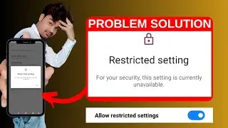 Restricted setting for your security, this setting is currently unavailable.