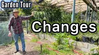 FULL Garden Tour Growing Vegetables In Container Gardening Raised Bed Garden & Woodchip Permaculture