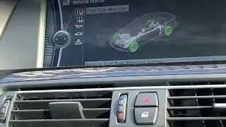 BMW 5 serie F10 reset tyre pressure