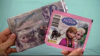 Opening Disney Frozen Ice Dreams Photocards and Stickers Unboxing Unwrapping