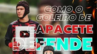 GOLEIRO DE CAPACETE - Aprenda como ele defende #futsal #goleiro