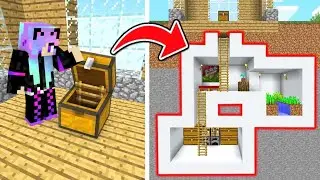 I Hacked My Sister's Secret Base In Minecraft