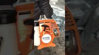 Stihl FS 55 R разгон до отсечки (без штанги)