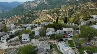 Kastro Views Drone Zoom in to the Village
