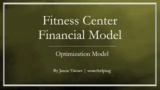 Gym or Fitness Center - 3 Statement Financial Model