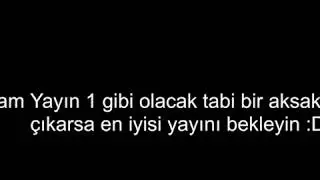 Yayın duyurusu