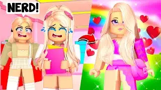 NERD GETS LIFE CHANGING MAKEOVER IN ROBLOX BROOKHAVEN!