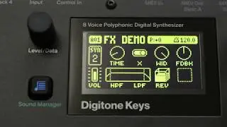 Elektron Digitone has Nice FX